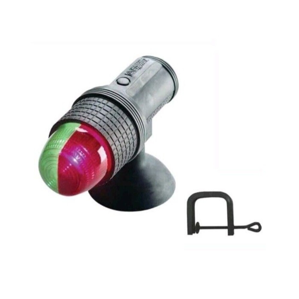 WEST MARINE Deck Mount Portable LED Bi-Color Navigation Bow Light NEW / SEALED